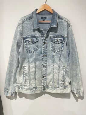 George Light Blue Denim Jacket - Casual Trucker